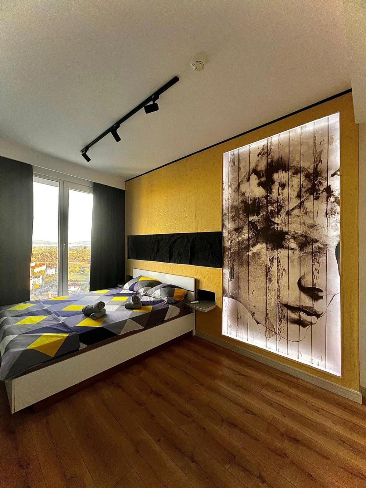 Alfred Sky Smart Apartment 29Th Spa Included Skopie Exterior foto
