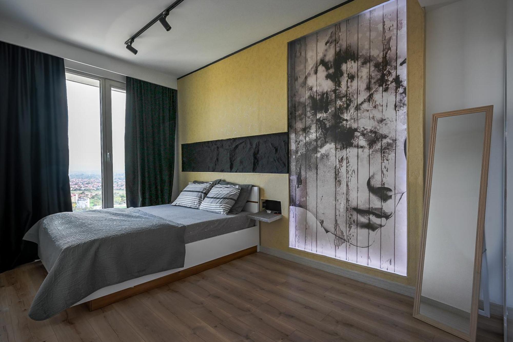 Alfred Sky Smart Apartment 29Th Spa Included Skopie Exterior foto